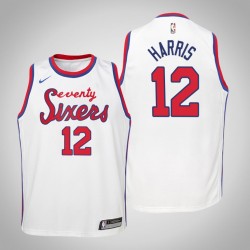 Gioventù Tobias Harris Philadelphia 76ers e 12 Hardwood Classics Bianco 2020 Stagione Maglia