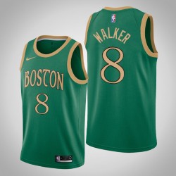 2019-20 Celtics Kemba Walker & 8 Kelly Green City Maglia