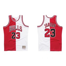 Chicago Bulls di Michael Jordan e 23 Split Maglia Uomo