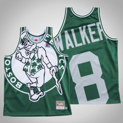 Gli uomini di Celtics Kemba Walker & 8 Green faccione swingman Mitchell & Ness HWC Maglia