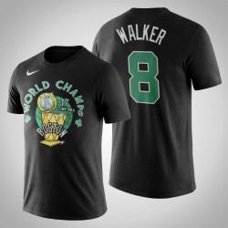 Celtics Kemba Walker & 8 World Champs T-shirt nera