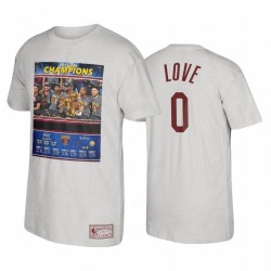 Kevin Love Cavaliers & 0 Finali Champs credono nella T-shirt Terra Bianco