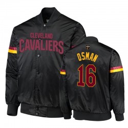 Cavaliers Uomo Cedi Osman & 16 The Champ Varsity Satin Black Jacket