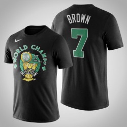 Celtics Jaylen Brown & 7 World Champs T-shirt nera