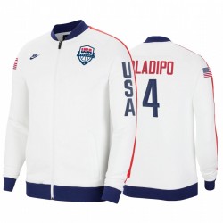 USA Squadra nazionale Victor Oladipo Indiana Pacers 2020 Tokyo Olimpiadi Bianco Giacca