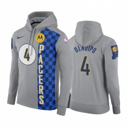 Indiana Pacers Victor Oladipo Grey Città Pullover Hoodie