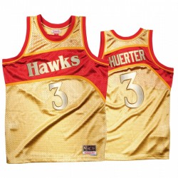 Kevin Huerter & 3 Atlanta Hawks Gold Classic Once More Maglia