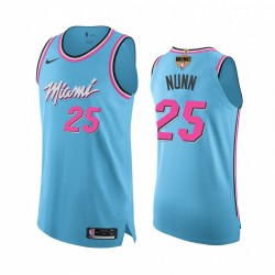 Kendrick Nunn Miami Heat 2020 Eastern Conference Champions Blu Maglia autentica Vice City