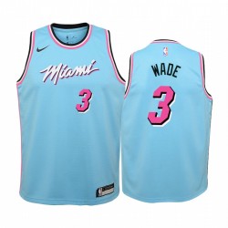 Dwyane Wade Miami Heat Blue City Maglia - Gioventù