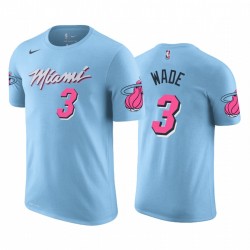 Dwyane Wade Miami Heat Blue City T-shirt