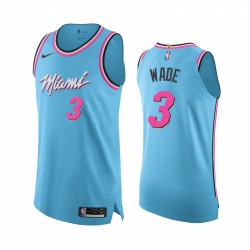 Miami Heat Dwyane Wade Città Edition Authentic Maglia