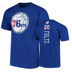 76ers Markelle Fultz e 20 maschile Backer Nome e numero reale T-shirt