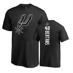 Spurs Davis Bertans e 42 maschile Backer T-shirt nera