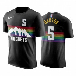 Will Barton Denver Nuggets Città Edition Black T-Shirt