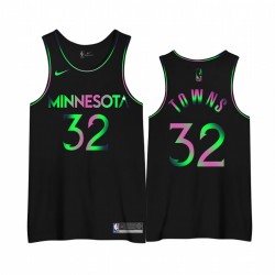 Karl-Anthony Towns Minnesota Timberwolves 2020-21 Città Edition 3.0 Maglias Camicie