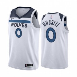 D'Angelo Russell Minnesota Timberwolves Bianco Associazione & 0 Maglia