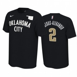 Oklahoma City Thunder Shai Gilgeous-Alexander Earned Nome Edizione e il numero T-shirt
