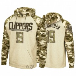 Apprezzamento Rodney McGruder LA Clippers farina d'avena Colosseo OHT militare deserto Camo Hoodie