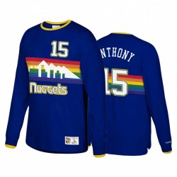 Nuggets Carmelo Anthony e 15 Hardwood Classics a maniche lunghe T-shirt