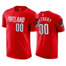Carmelo Anthony 2020-21 Blazer & T-shirt 00 Dichiarazione Red