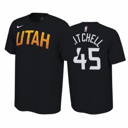 Utah Jazz Donovan Mitchell Earned Nome Edizione e il numero T-shirt