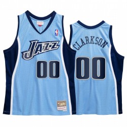 Jordan Clarkson & 00 Utah Jazz Blu Hardwood Classics Maglia