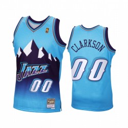Jordan Clarkson Utah Jazz Blu Maglia 2020 Ricarica Classic
