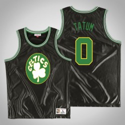 Uomo Boston Celtics Jayson Tatum & 0 Black Dazzle Maglia