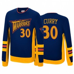 Stephen Curry Golden State Warriors Città Champs Reale Hardwood Classics Pullover Maglione