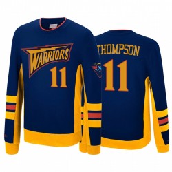 Klay Thompson Golden State Warriors Città Champs Reale Hardwood Classics Pullover Maglione