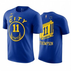Klay Thompson 2020-21 Guerrieri e 11 Classic Edition T-shirt Reali
