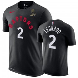 Toronto Raptors Kawhi Leonard Nero OVO Edition T-Shirt