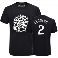 Toronto Raptors Kawhi Leonard # 2 Logo Team Mitchell # Ness T-shirt