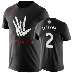 Toronto Raptors Kawhi Leonard # 2 Eccellente Player noi la T-shirt a nord
