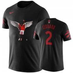 Toronto Raptors Kawhi Leonard Mano Nera Apertura alare T-shirt
