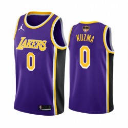 Kyle Kuzma Los Angeles Lakers NBA Finals 2020 Bound Viola Maglia Dichiarazione Edition