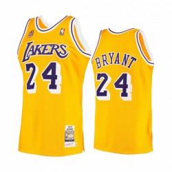 Lakers Kobe Bryant & 24 2007 Hardwood Classics 60 ° Anniversario Maglia autentica