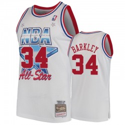 76ers uomo Charles Barkley & 34 1991 NBA All-Star Hardwood Classics Orientale Conferenza Maglia
