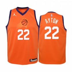 DeAndre Ayton Phoenix Suns gioventù arancione Dichiarazione Maglia Jumpman