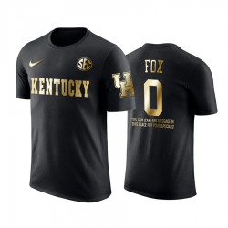 De'Aaron Fox Kentucky Wildcats dorato nero Limited Edition T-shirt