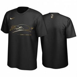 Dirk Nowitzki Black Edition Oro limitata Signature T-shirt