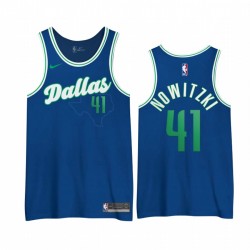 Dirk Nowitzki Dallas Mavericks 2020-21 Città Edition 3.0 Maglias Camicie