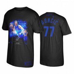 Luka Dončić Mavericks e 77 Impatto Rising Star Black T-Shirt