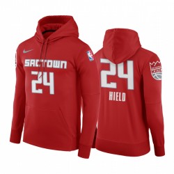 Sacramento Kings amici Hield Red City Pullover Hoodie