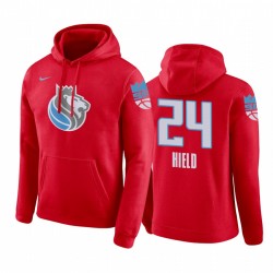 Sacramento Kings amici Hield Red City Pullover Hoodie