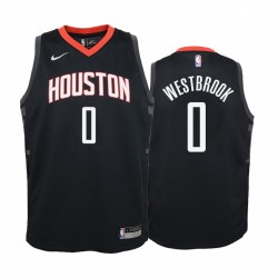 Russell Westbrook Houston Rockets gioventù nero Dichiarazione Maglia