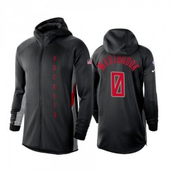 Houston Rockets Russell Westbrook nero Earned Edition Showtime con cappuccio