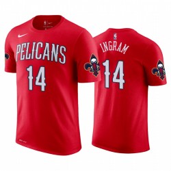New Orleans Pellicani Brandon Ingram & 14 Prospetto maglietta rossa