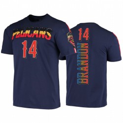 Brandon Ingram & 14 Pelicans Iconic Player Navy T-shirt