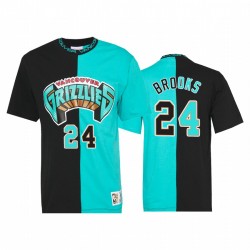 Dillon Brooks Memphis Grizzlies e 24 Black Teal Split colore T-shirt